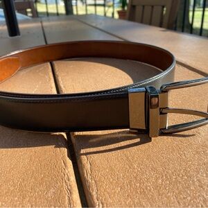 Mens 35/90 reversible brown black belt.